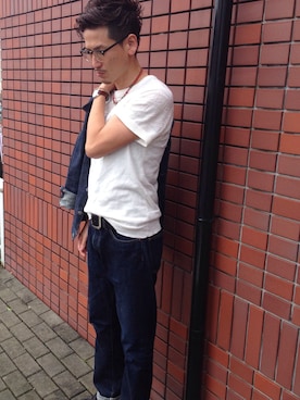 「アイテム（腕時計）」を使った、山本晃大さん（メンズ・175cm・30代）の夏コーディネート