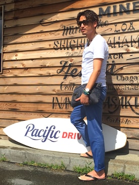 「ZARA MANのアイテム」を使った、山本晃大さん（メンズ・175cm）の秋コーディネート