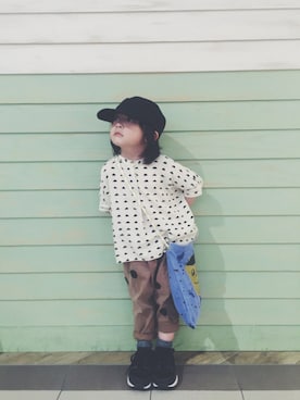 「ハラチ」｜「アイテム（その他）」を使った、nayuさん（キッズ・110cm）の春コーディネート