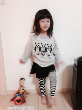 neneさん(キッズ・100cm)の秋コーディネート