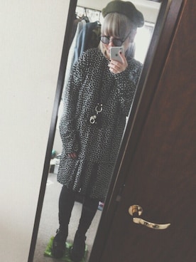 「アイテム（コインケース）」を使った、satomiさん（レディース・157cm）の秋コーディネート