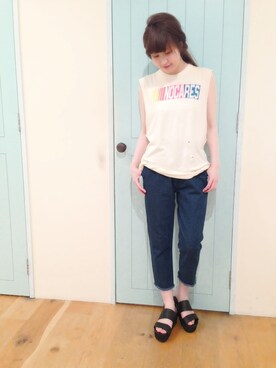 やまぴーさん（レディース・162cm）の夏コーディネート