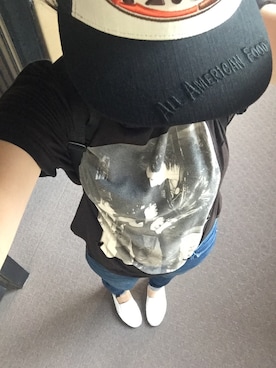 「A&W（エンダー）のアイテム」を使った、はるまきさん（レディース・165cm）の夏コーディネート