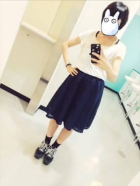 「NEWBALANCE」｜「アイテム（腕時計）」を使った、azpyoさん（レディース・157cm）の夏コーディネート