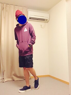 「palace」｜「アイテム（腕時計）」を使った、S..さん（メンズ・182cm）の秋コーディネート