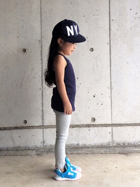 memeさん（キッズ・100cm）の夏コーディネート