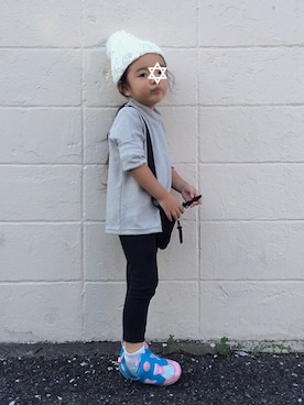 memeさん（キッズ・100cm）の秋コーディネート