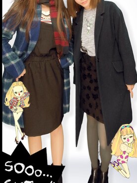 「アイテム（バンダナ/スカーフ）」を使った、marinaさん（レディース・155cm・20代）の秋コーディネート