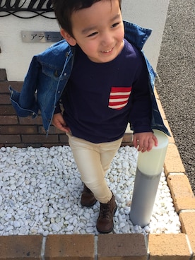 halfkids》らいるさん(キッズ・100cm)の春コーディネート