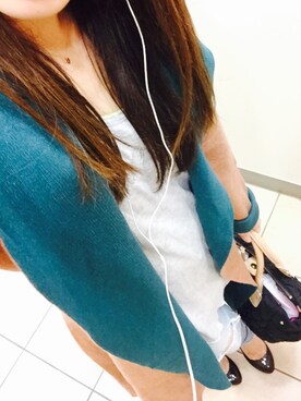 「Q（キュー）のアイテム（その他アウター）」を使った、ゆん⍤⑅さん（レディース・150cm）の秋コーディネート