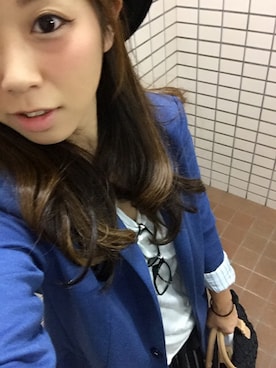 「Q（キュー）のアイテム（ジャケット/アウター）」を使った、ゆん⍤⑅さん（レディース・150cm）の秋コーディネート
