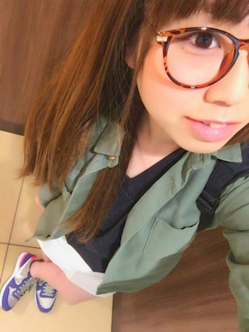 「子供カジュアル👧🏻💕」｜「アイテム（ジャケット/アウター）」を使った、ゆん⍤⑅さん（レディース・150cm）の春コーディネート