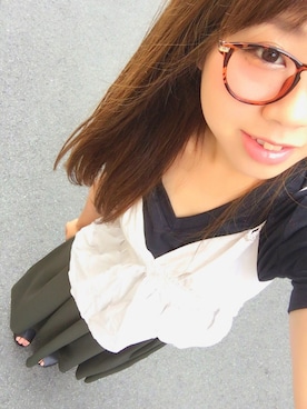 「子供カジュアル👧🏻💕」｜「アイテム（その他）」を使った、ゆん⍤⑅さん（レディース・150cm）の夏コーディネート