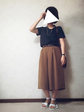 「ブラックウォッチ」｜「アイテム（腕時計）」を使った、medkさん（レディース・154cm）の夏コーディネート
