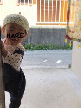 「いないいないばぁっ」｜HAREさん（キッズ・80cm）の夏コーディネート