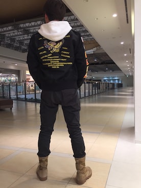 大山凌さん（メンズ・174cm）の秋コーディネート