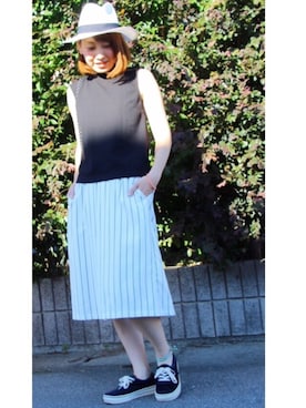 7co☺︎さん（レディース・157cm）の夏コーディネート