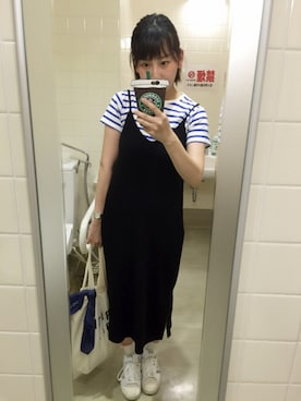 「OSORO（オソロ）のアイテム」を使った、7co☺︎さん（レディース・157cm）の夏コーディネート