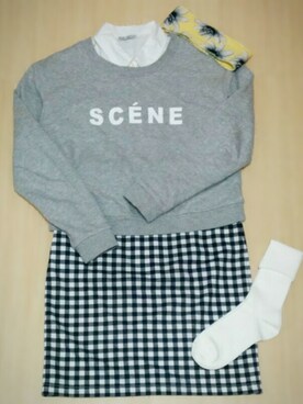 「NIKE（ナイキ）のNIKE/ナイキ グランドテラス 654495（スニーカー）」を使った、ことさん（レディース・162cm）の春コーディネート