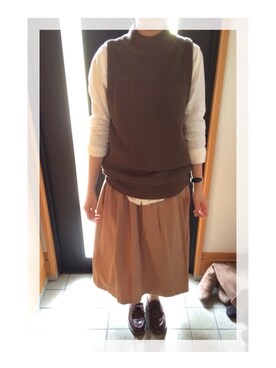 「タートル」｜「アイテム（その他シューズ）」を使った、your   ikoさん（レディース・160cm）の冬コーディネート