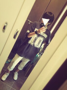 「G-SHOCK」｜rinさん（レディース・152cm）の夏コーディネート