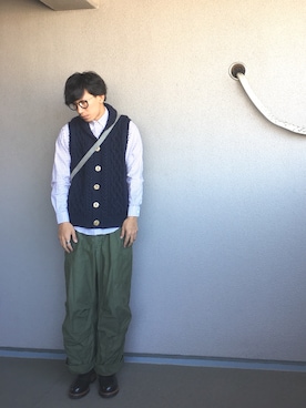 「ETERNAL（エターナル）のアイテム（ジャケット/アウター）」を使った、ASKさん（メンズ・172cm）の秋コーディネート