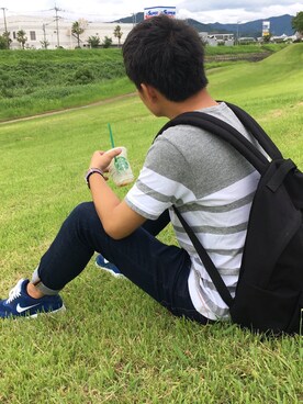 槙之介さん(メンズ・170cm)の夏コーディネート