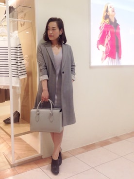 「アイテム（ワンピース）」を使った、fumina kawaiさん（メンズ・156cm）の春コーディネート