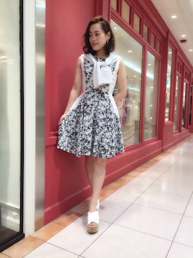 「アイテム（ワンピース）」を使った、fumina kawaiさん（レディース・156cm）の春コーディネート