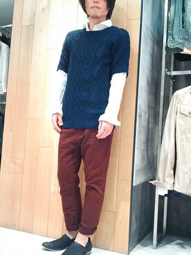 SUZUKIさん(メンズ・161cm)の春コーディネート