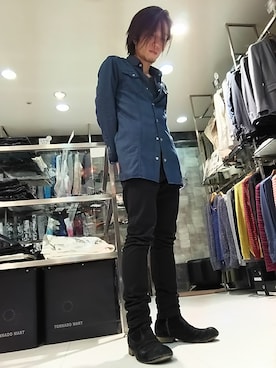 「ロング丈」｜SUZUKIさん（メンズ・161cm）の春コーディネート