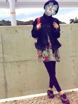 「AlexanderLeeChang（アレキサンダーリーチャン）のアイテム（バッグ）」を使った、ゆんさん（レディース・158cm）の春コーディネート