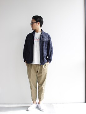 「 ＶＡＮＳ」｜FORTGENERALSTOREさん（メンズ・175cm）の春コーディネート