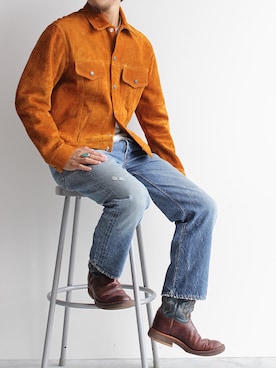「ANDERSON BEAN（アンダーソンビーン）のアイテム」を使った、FORTGENERALSTOREさん（メンズ・175cm）の秋コーディネート