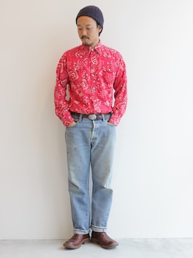 「ANDERSON BEAN（アンダーソンビーン）のアイテム」を使った、FORTGENERALSTOREさん（メンズ・175cm）の秋コーディネート