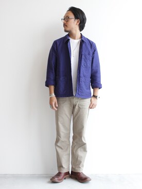 「ANDERSON BEAN（アンダーソンビーン）のアイテム」を使った、FORTGENERALSTOREさん（メンズ・175cm）の秋コーディネート