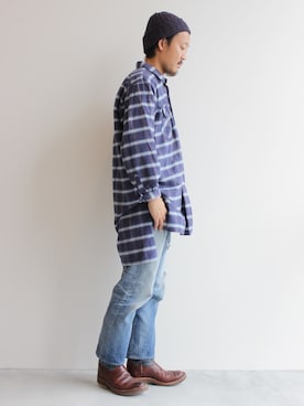 「ANDERSON BEAN（アンダーソンビーン）のアイテム」を使った、FORTGENERALSTOREさん（メンズ・175cm）の秋コーディネート