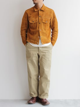 「ANDERSON BEAN（アンダーソンビーン）のアイテム」を使った、FORTGENERALSTOREさん（メンズ・175cm）の秋コーディネート