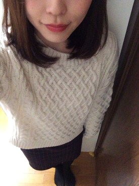 ひらめさん（レディース・158cm）の冬コーディネート