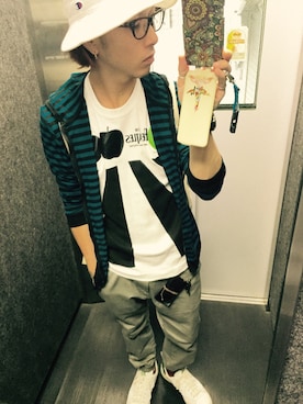 「hiromichi BY HIROMICHI NAKANO（ヒロミチ バイ ヒロミチナカノ）のアイテム（トップス）」を使った、tbkさん（メンズ・162cm）の秋コーディネート