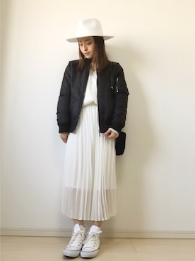 「アイテム（ボディ・ヘアケア）」を使った、emineoさん（レディース・151cm）の冬コーディネート
