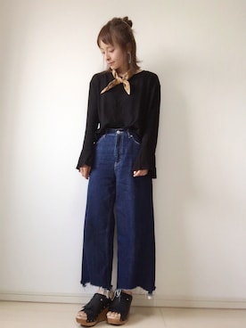 「studio CLIP（スタディオクリップ）のアイテム（財布/小物）」を使った、emineoさん（レディース・151cm）の春コーディネート