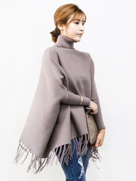 「アイテム（その他トップス）」を使った、INSTYLEFITさん（レディース・163cm・20代）の秋コーディネート