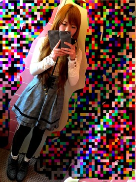 「GAL FIT（ギャルフィット）のアイテム（オールインワン・サロペット）」を使った、チロルさん（レディース・156cm）の春コーディネート
