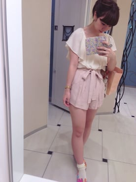 「gvgv」｜まいたすさん（レディース・159cm・10代）の夏コーディネート