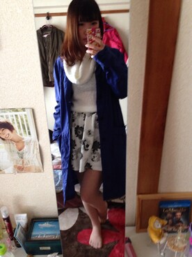 「a.v.v（アーヴェヴェ）のアイテム（ステンカラーコート）」を使った、tomominさん（レディース・161cm）の春コーディネート
