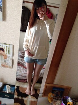 「LIPSERVICE（リップサービス）のアイテム（スタジャン）」を使った、tomominさん（レディース・161cm）の春コーディネート