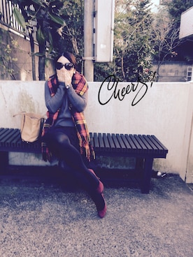 momo☺︎さん（レディース・155cm）の冬コーディネート