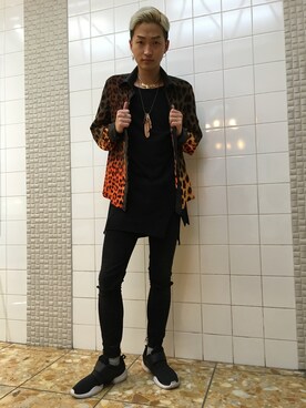 「UNIF（ユニフ）のアイテム（トップス）」を使った、Kenta Takeuchiさん（メンズ・166cm）の春コーディネート