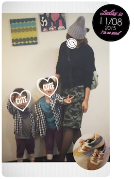 「ユニクロニット」｜KanaYuさん（レディース・160cm）の秋コーディネート